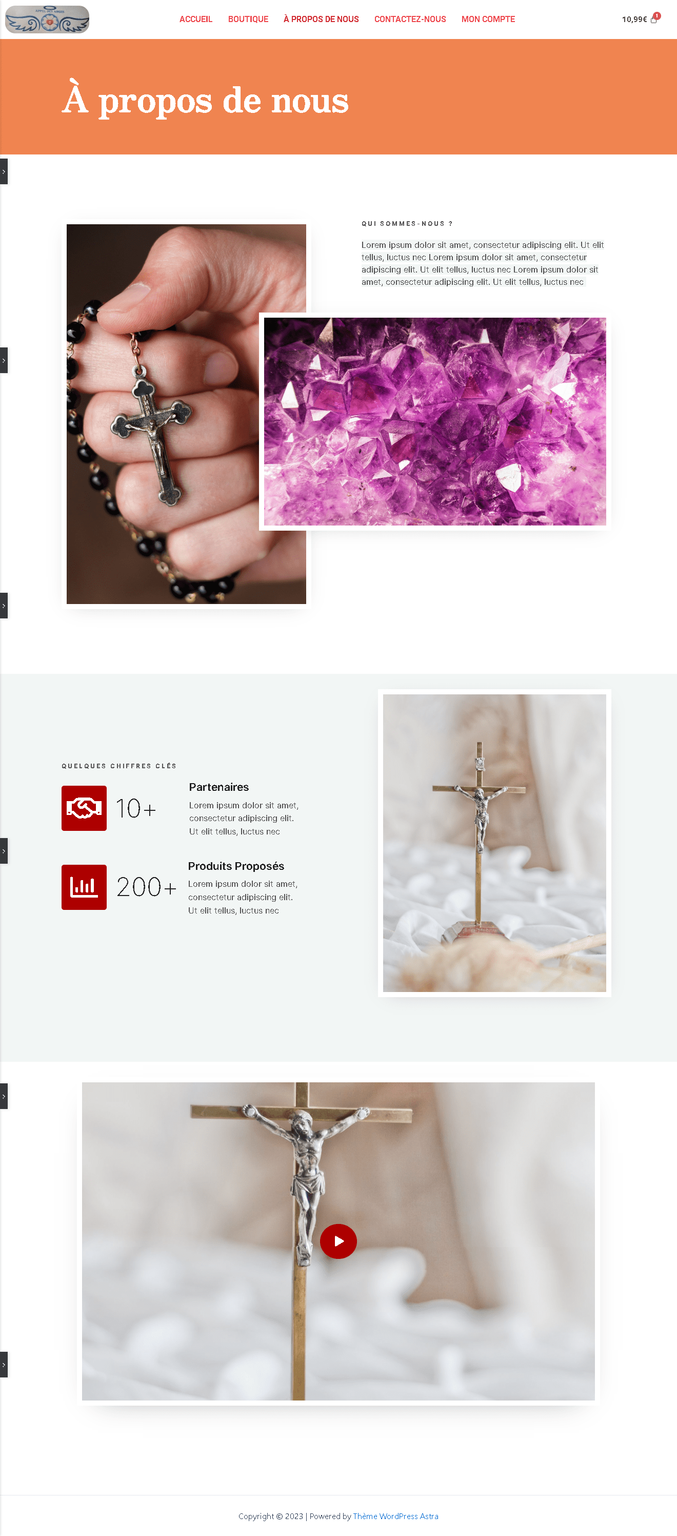 Modifications de la page A propos de nous